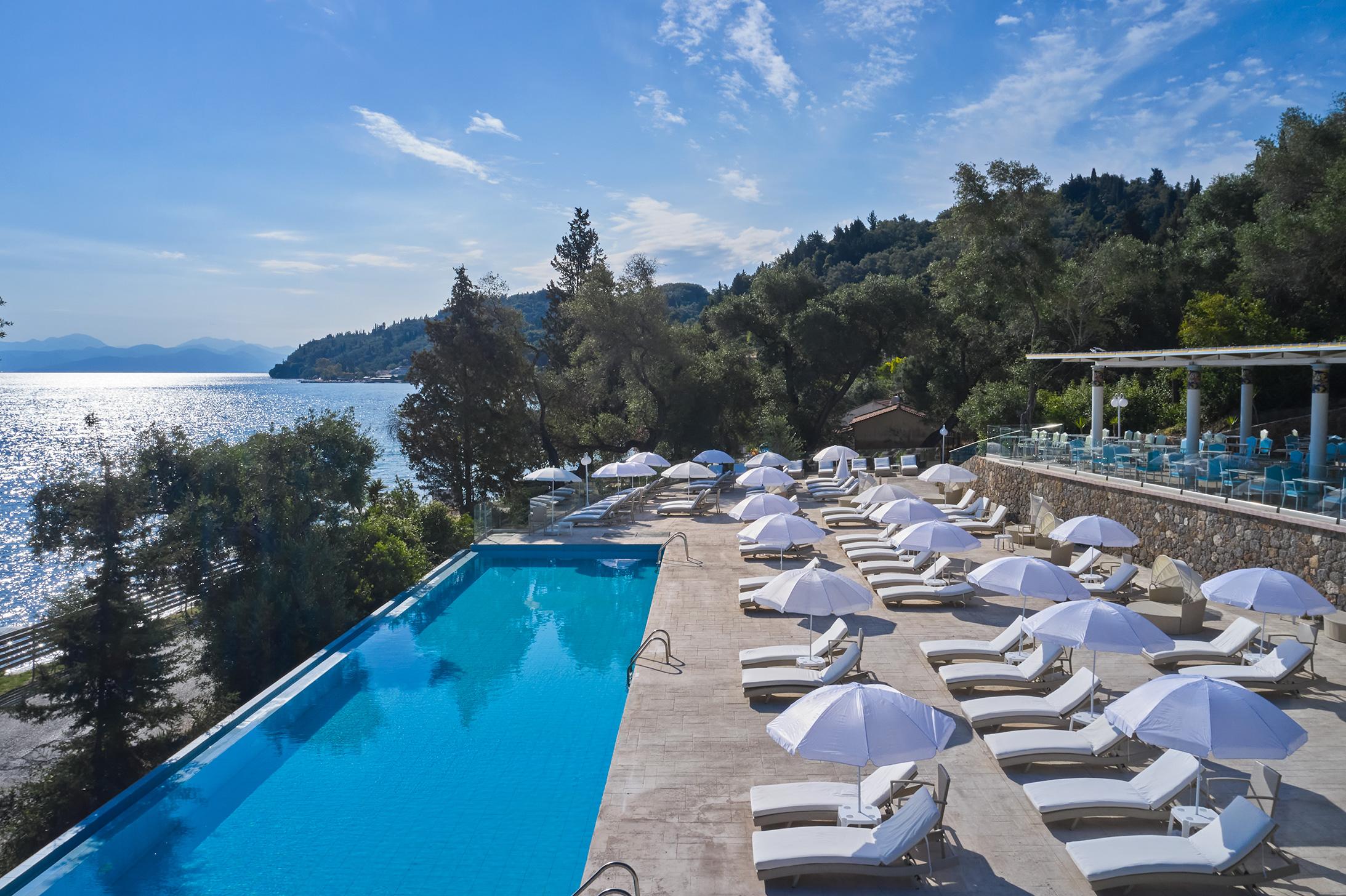 Kairaba Mythos Palace - Adults Only Kouspades Exterior photo The hotel's pool