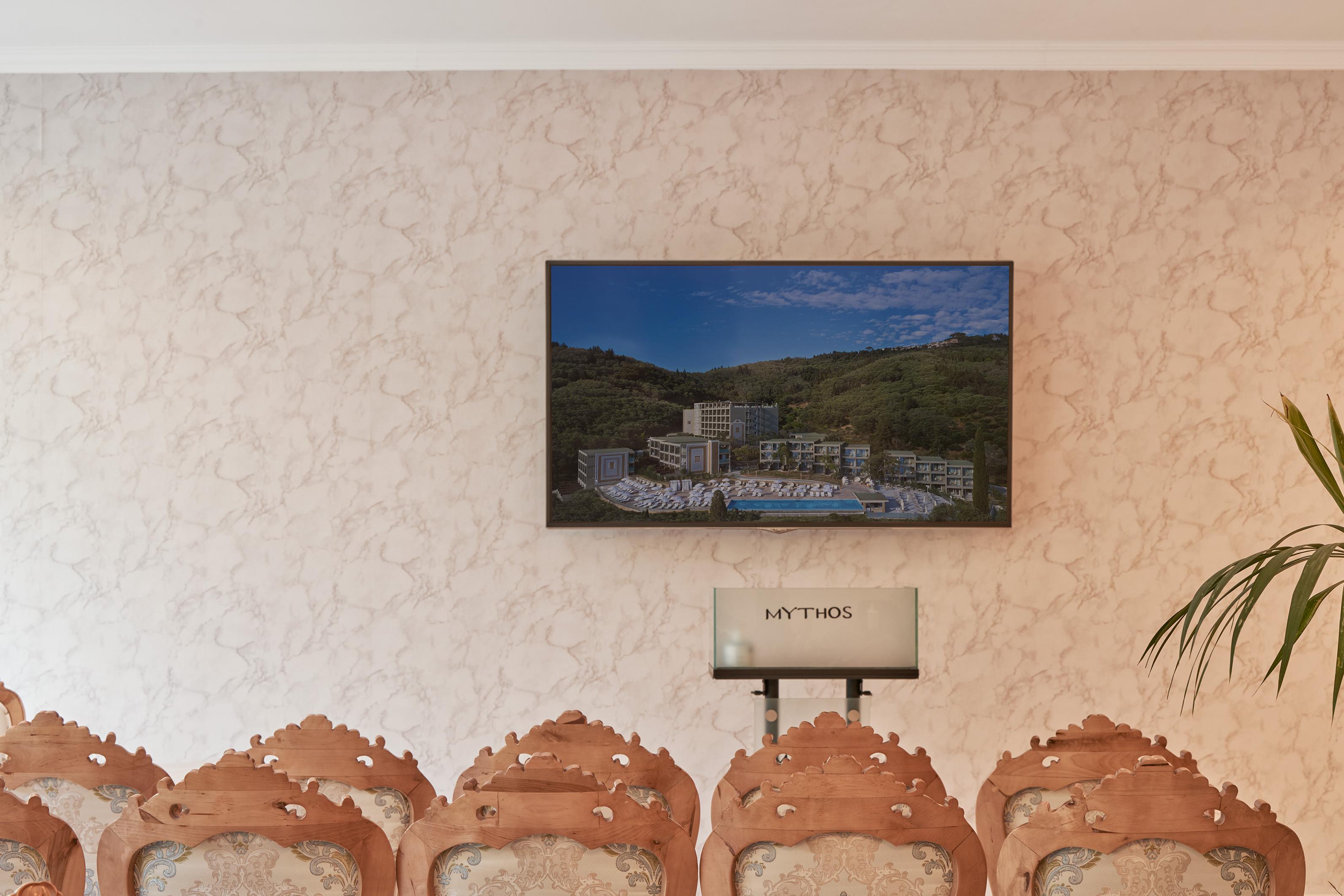 Kairaba Mythos Palace - Adults Only Kouspades Exterior photo A wall-mounted television