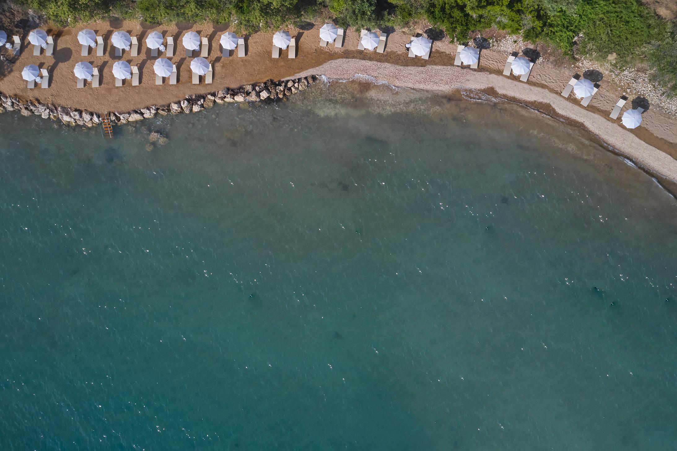 Kairaba Mythos Palace - Adults Only Kouspades Exterior photo Aerial view of the beach