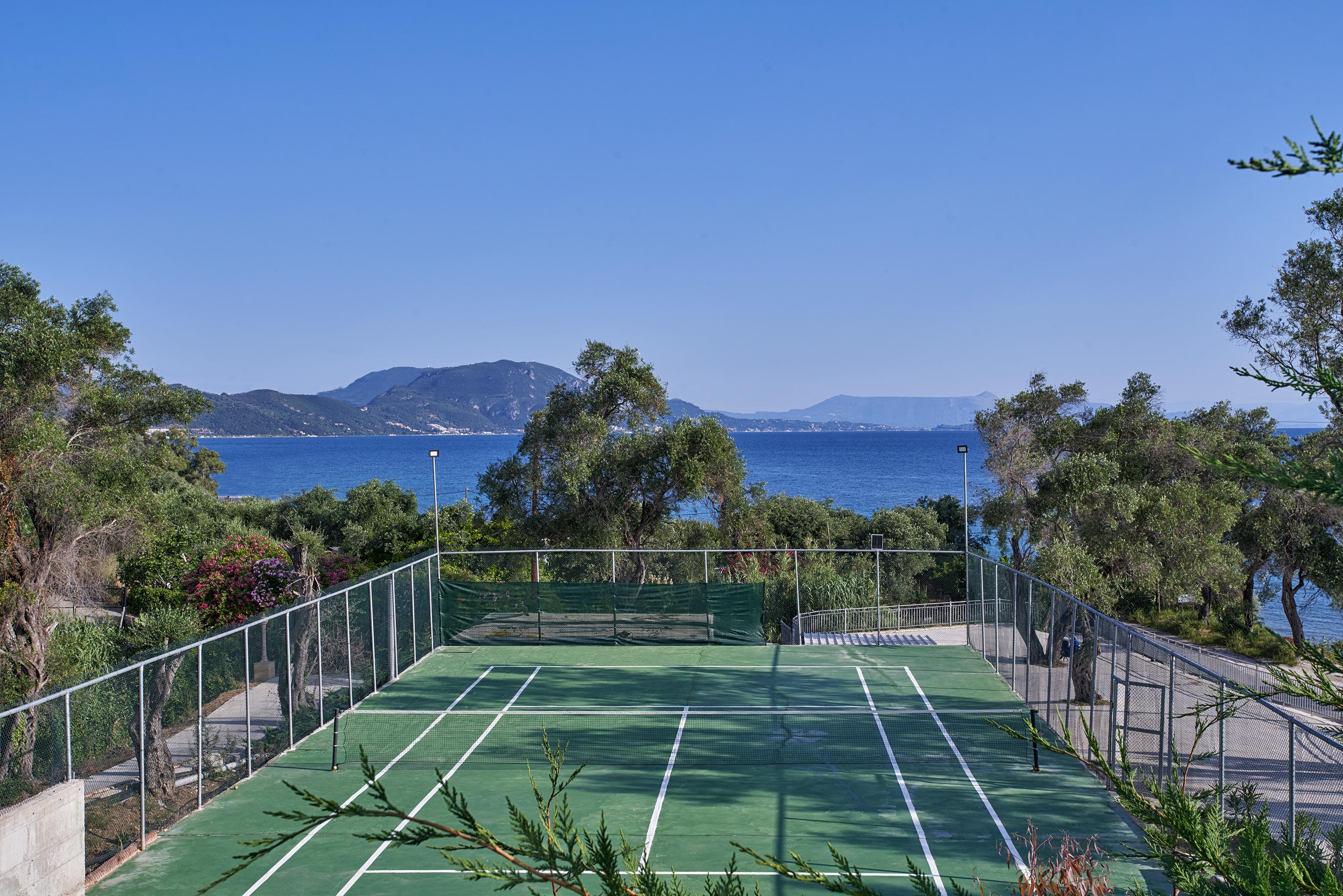 Kairaba Mythos Palace - Adults Only Kouspades Exterior photo Tennis court at the resort