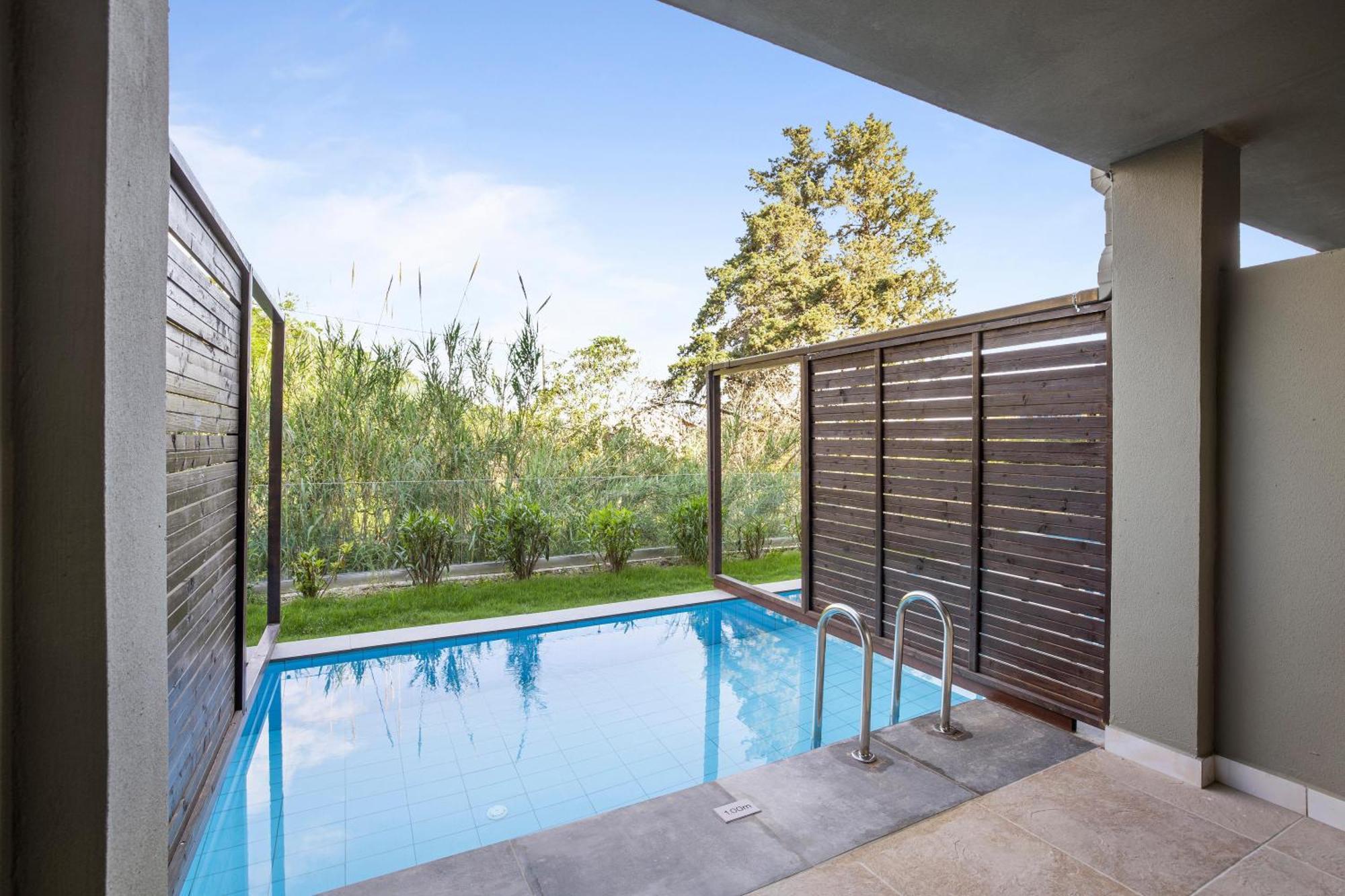 Kairaba Mythos Palace - Adults Only Kouspades Exterior photo A private pool at a hotel