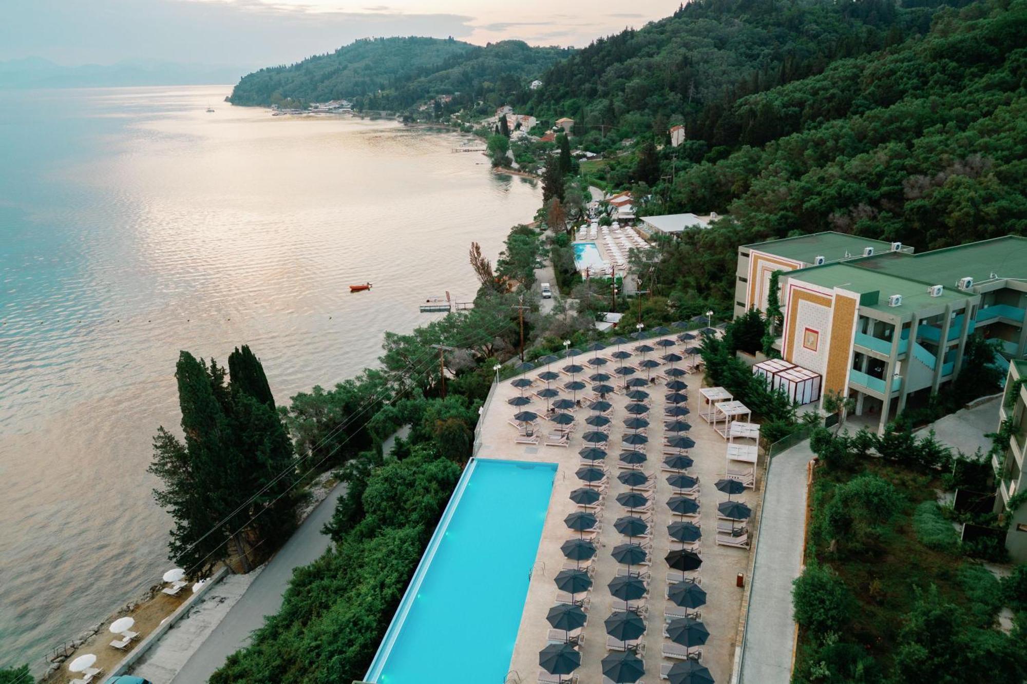 Kairaba Mythos Palace - Adults Only Kouspades Exterior photo Aerial view of the resort