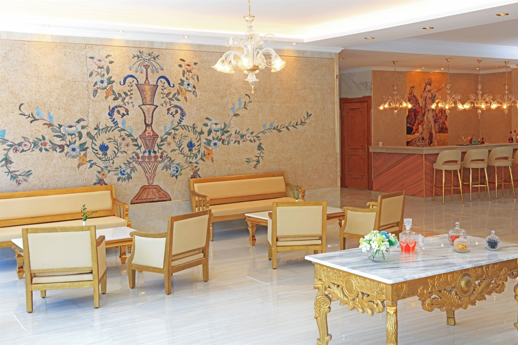 Kairaba Mythos Palace - Adults Only Kouspades Exterior photo The lobby of the hotel